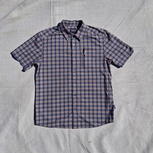 Patagonia Plaid Short Sleeve Button-Down - Men's Small